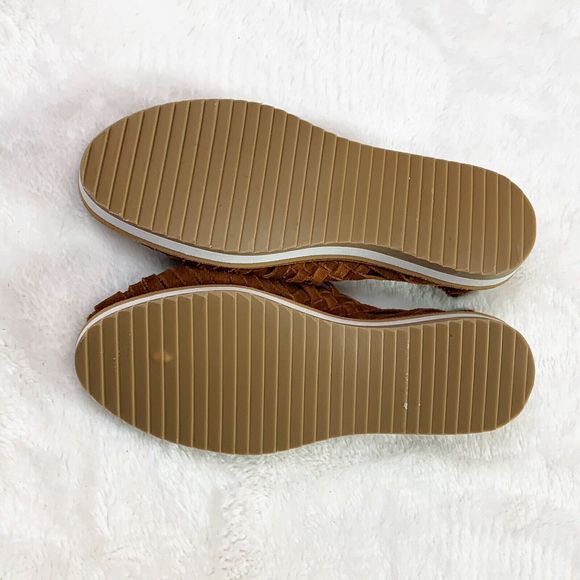 Pazos Mexican Shoes Size 6 23 Brown Leather Santa Clara Tassle Handmade - Picture 7 of 9